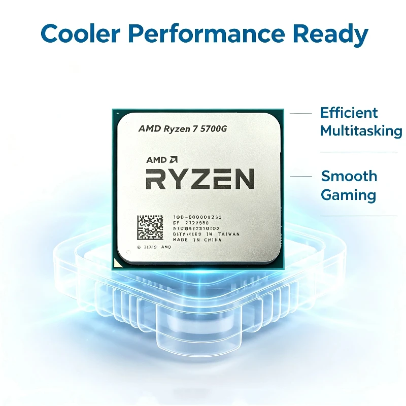 AMD R7 5700G Ryzen 7 5700G Socket AM4 CPU Integrated Graphics 4.6GHz 16MB L3 Cache 8 Core 16 Thread Without Cooler