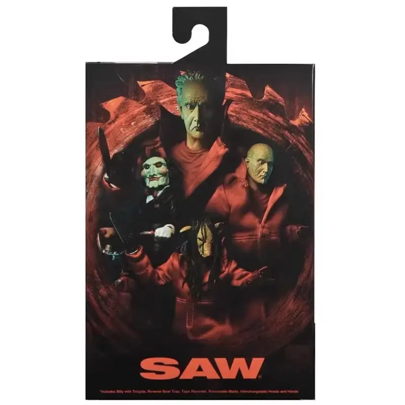 쏘 지그소 레드 로브 액션 피규어 네카 60612 피규어 애니메이션 GK 스태츄 만화 피규린 장난감 모델 장식품 할로윈 장난감 어린이용