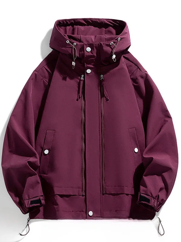 

Spring Autumn Hooded Outdoor Climbing Clothes Men Women Lightweight Casual Fiing Sportswear Polyester Nylon Cosite Fiber...