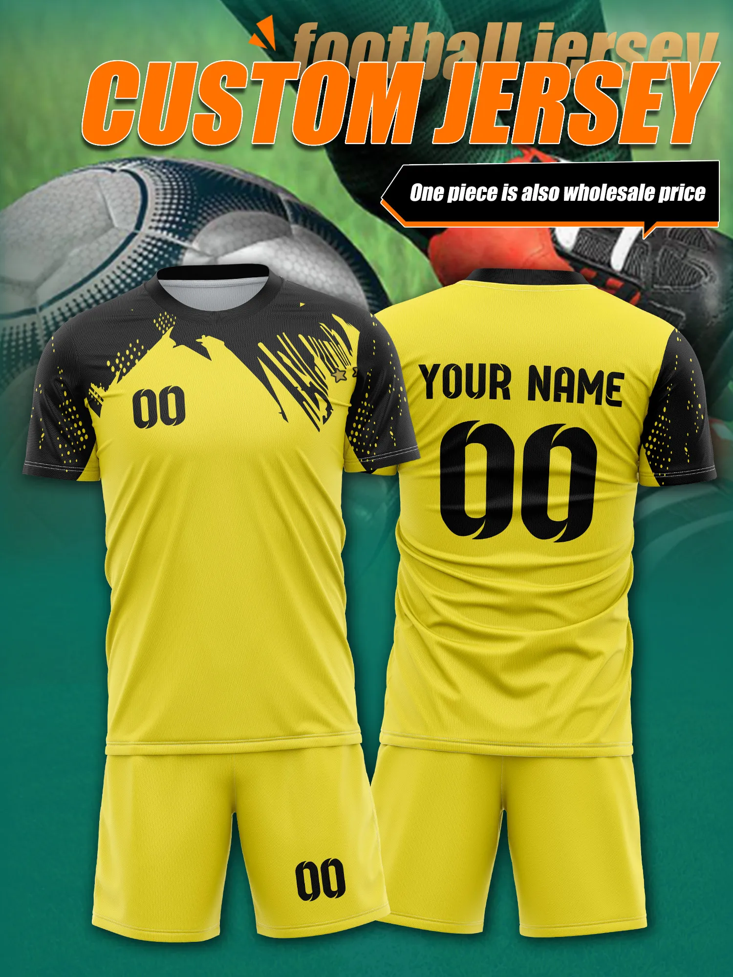 

Футбольная форма с индивидуальным изображением, номером и именем, футболка для тренера, экипировка для персонала футбольной команды с индивидуальным логотипом и функцией отвода влаги