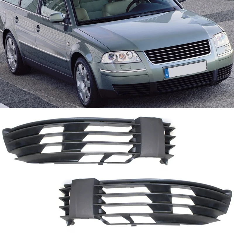 Frontstoßstange Nebelscheinwerfergitter für VW Passat B5 B5.5 2001 2002 2003 2004 2005, untere Nebelscheinwerfer-Zierabdeckung, Rahmen 3B0853665 3B0853666