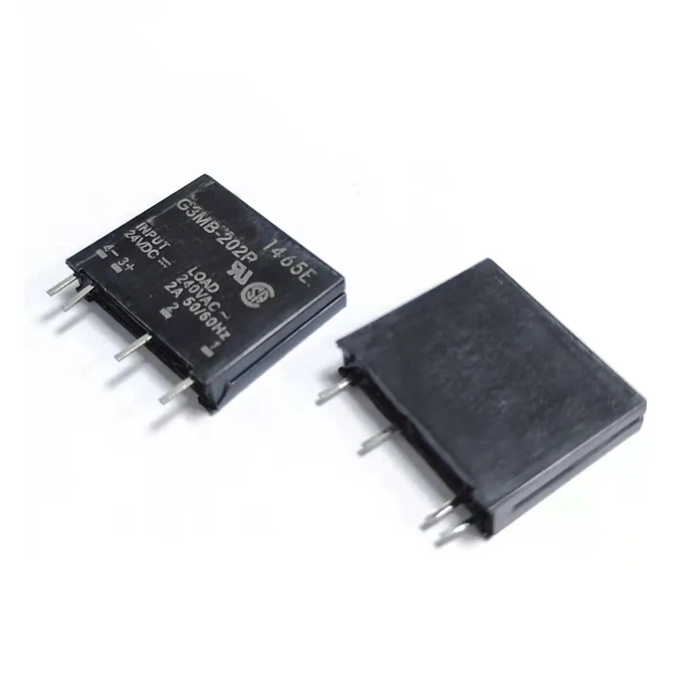 5V 12V 24V DC-AC Solid State Relay Module G3MB-202P PCB SIP SSR AC 240V 2A Snubber Circuit Resistor Solid State Relay Switch
