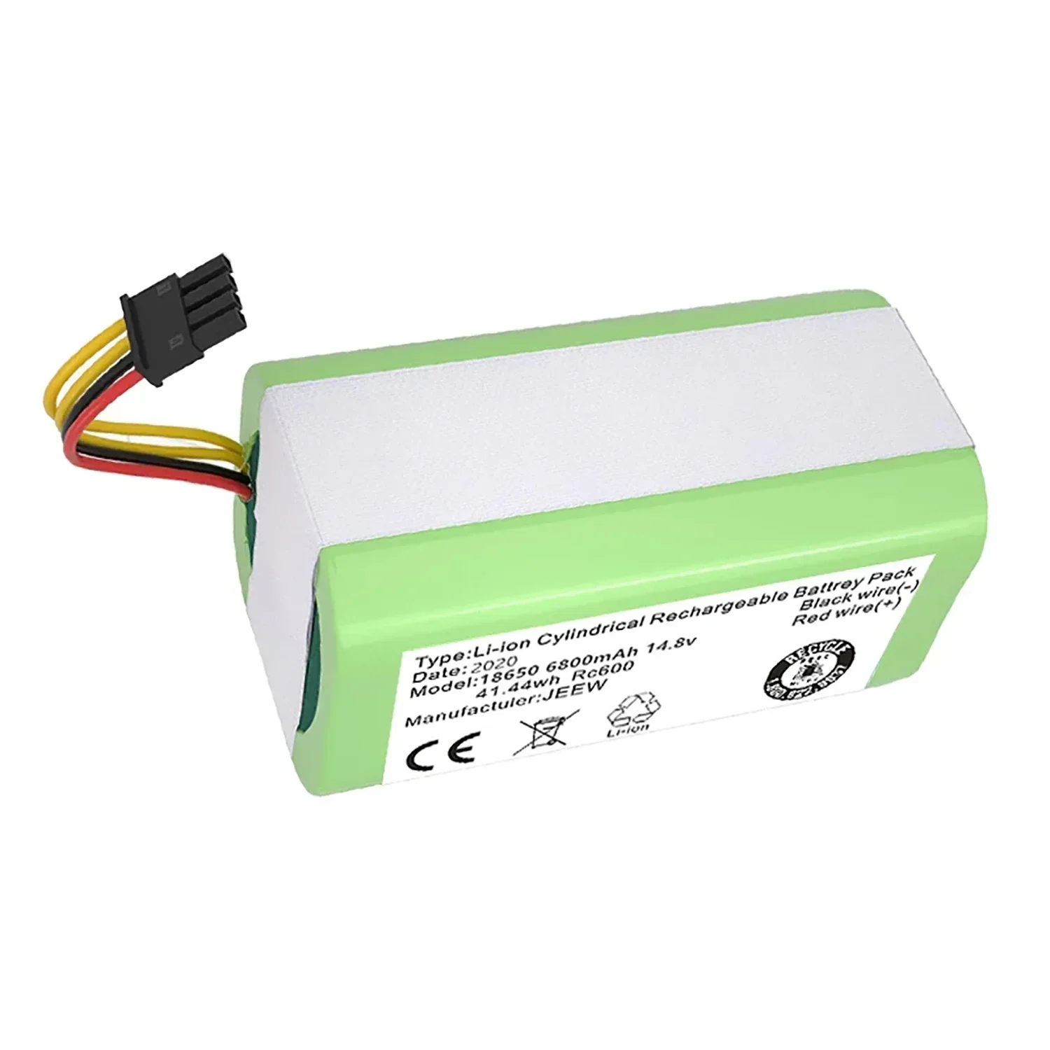 4S1P 18650 14.4V 6800mAh Li-lon battery for Cecotec Conga 1290 1390 1490 1590 vacuum cleaner Genio deluxe 370 gutrend echo 520