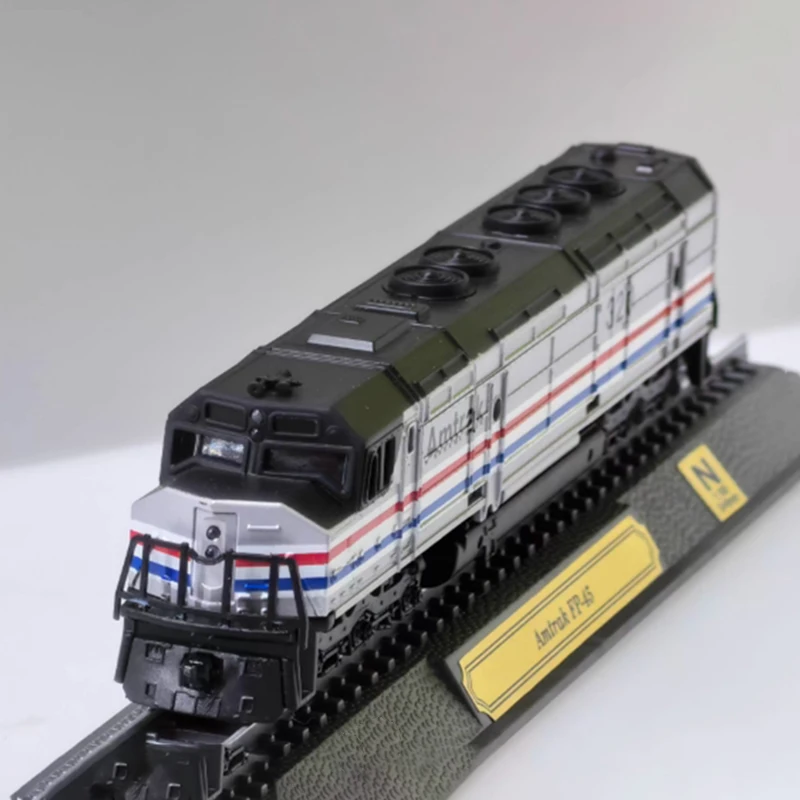 

Масштаб N 1/160 Amtrak FP-45 Американская модель поезда внутреннего сгорания Статическая модель Коллекция орнаментов