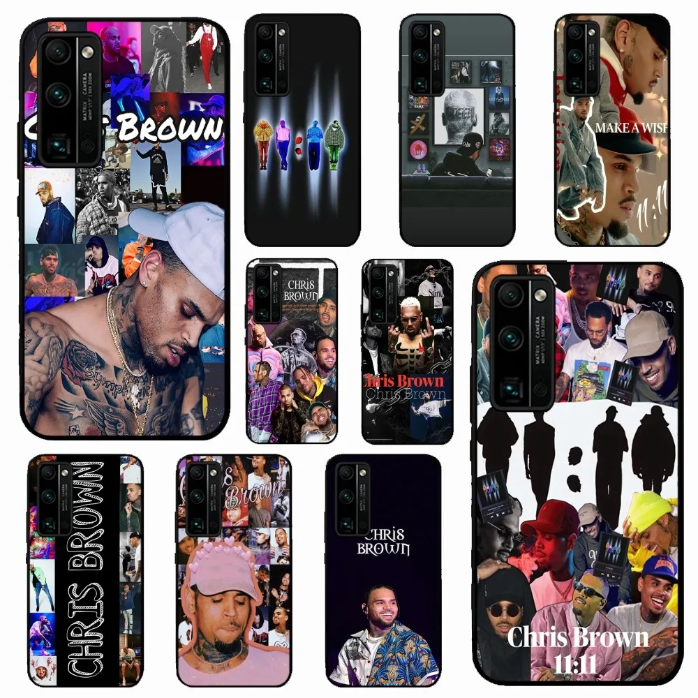 C-Chris B-Brown American Rapper Phone Case For Huawei Honor 10 lite 9 20 7A 9X 30 50 60 70 pro plus Soft Silicone Cover