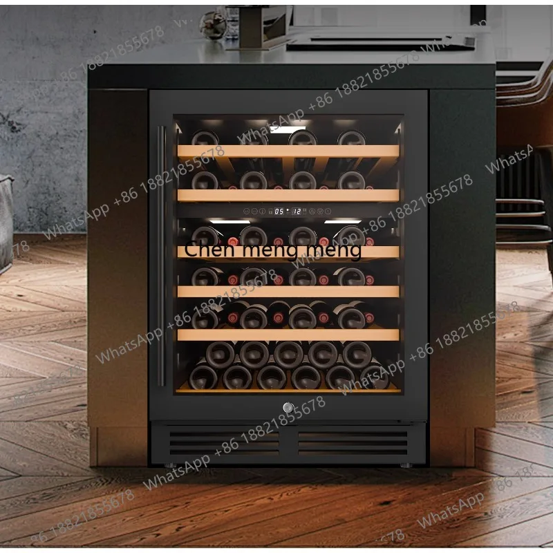 

Fully embedded seamless constant temperature wine cabinet ice bar high-end kitchen island household refrigerator