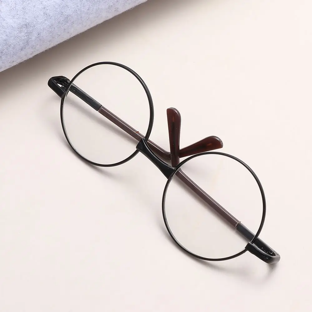 10cm Korea for 1/6 dolls Changing Clothes Dolls Glasss  Decoration  Accessories Round Glasses