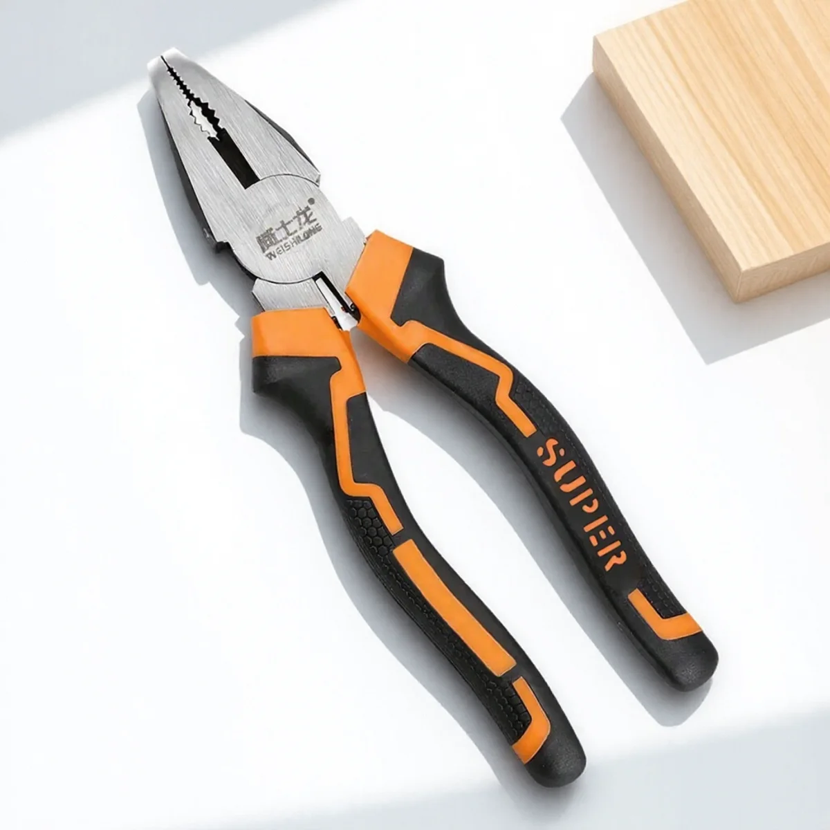 8-дюймовые плоскогубцы с плоским носом, многофункциональные кусачки для электрика, прочное оборудование, ручные инструменты