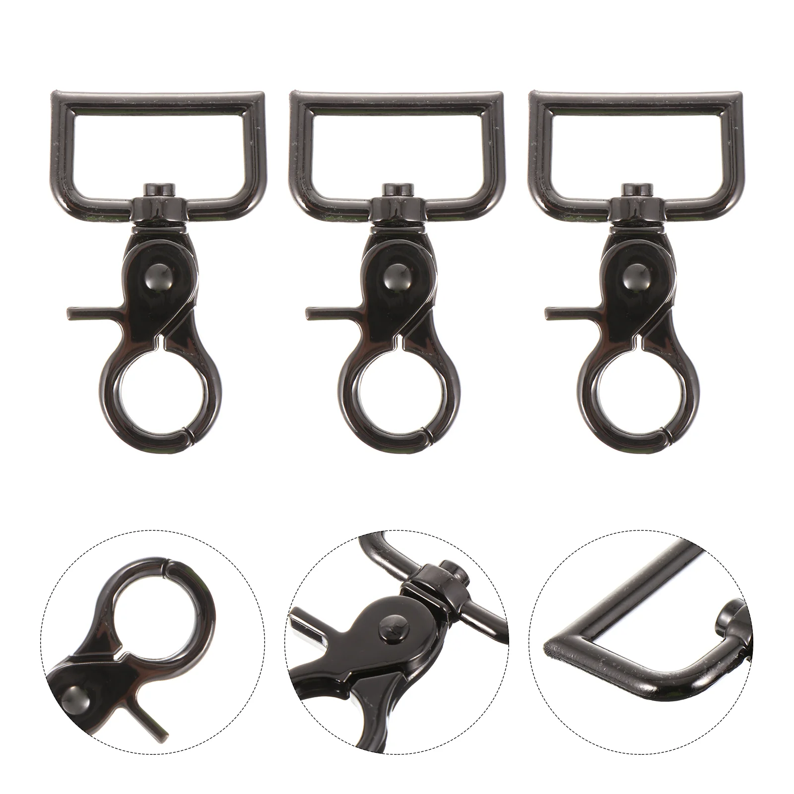 

5 Pcs Hand Warming Bao Covering Hardware Hook Luggage Accessory Buckle Leash Lady Bags Collar