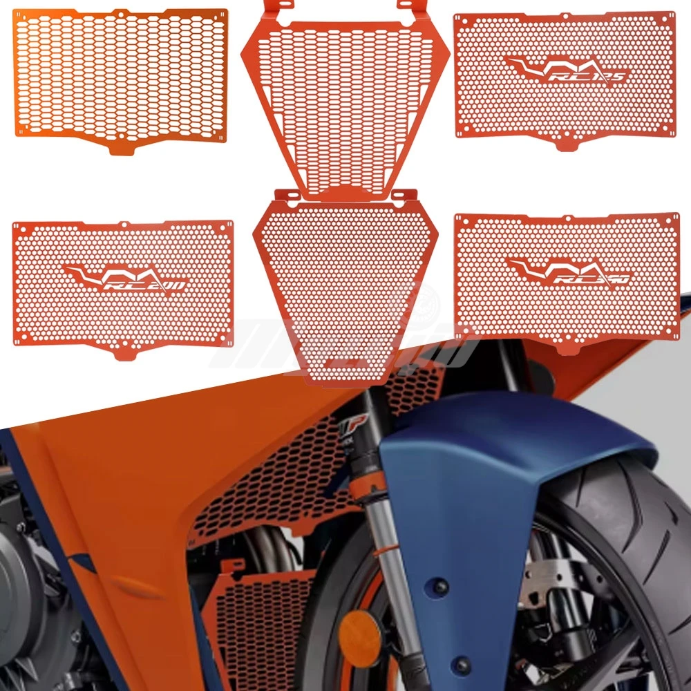 

Motorcycle Radiator Grille Head Engine Guard Protection For RC125 RC200 RC390 2022 2023 2024 2025 Duke 125 250 390 2024-2026