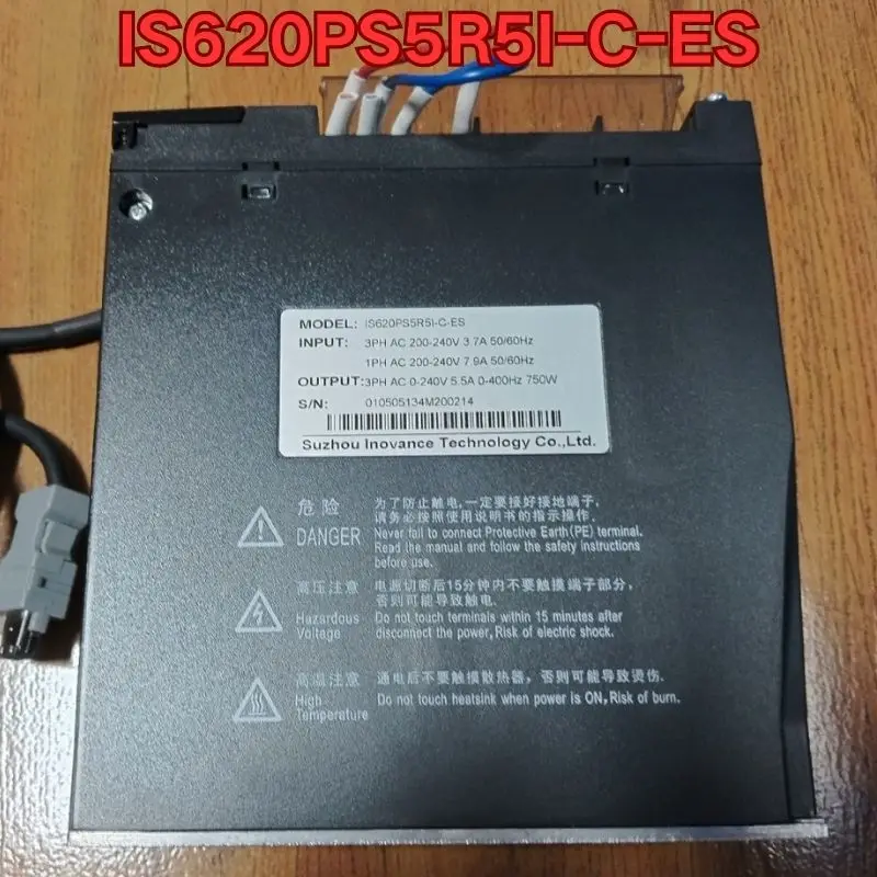Second-hand IS620PS5R5I-C-ES servo drive function test is normal The latest quotation in November 2025