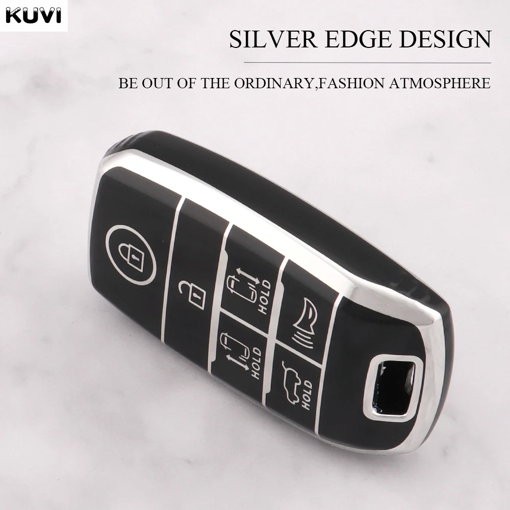 6 Buttons TPU Car Remote Key Case Cover Fob For Kia New Sedona Grand Carnival Snugly Sorento L580 Kia Doule Carnival Accessories