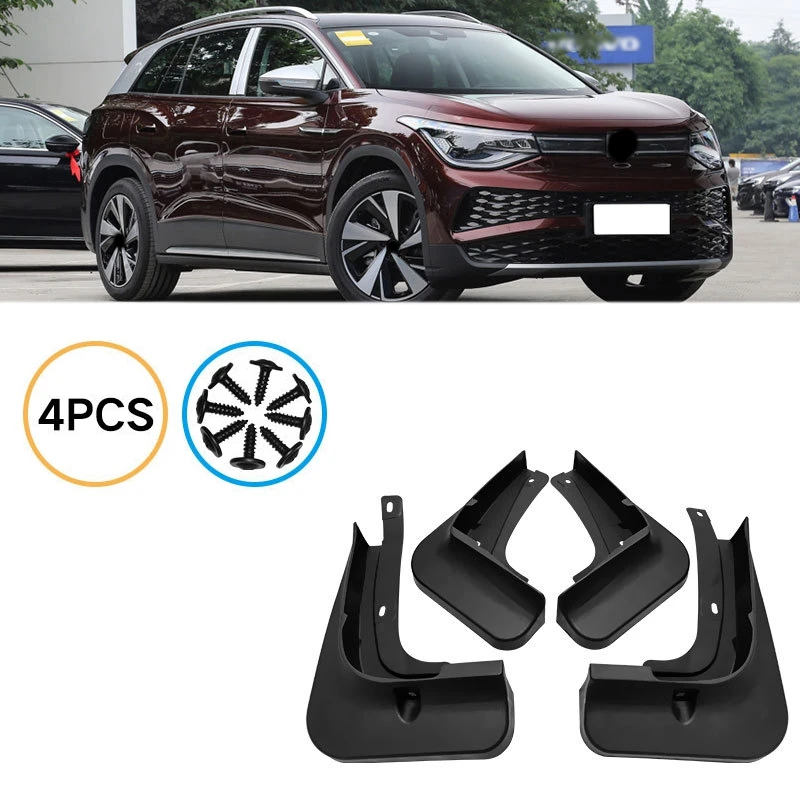 Mudflaps For ID.6X ID.6 2021 Mudguard Fender Mud Flap Guard Splash Mudguards Car Accessories Auto Styline Front Rear