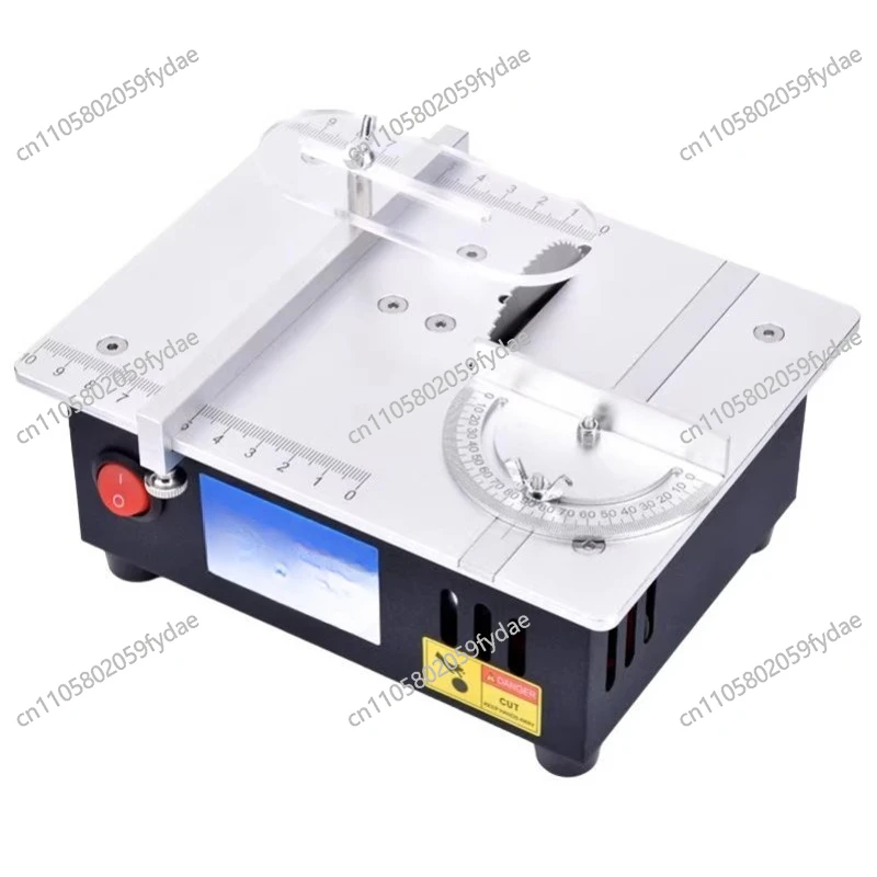 

S6 Precision Lifting Micro Table Saw DIY Acrylic PCB Aluminum Alloy Cutting Machine Mini Model Small Chainsaw