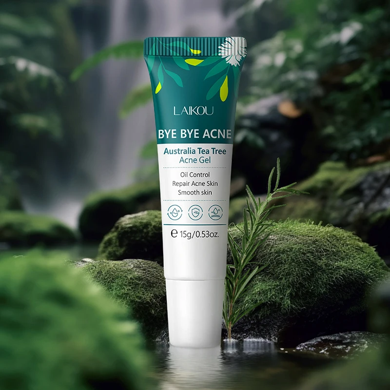 LAIKOU Gel de Aloe Vera crema Facial crema de árbol de té productos hidratantes para el cuidado de la piel Facial