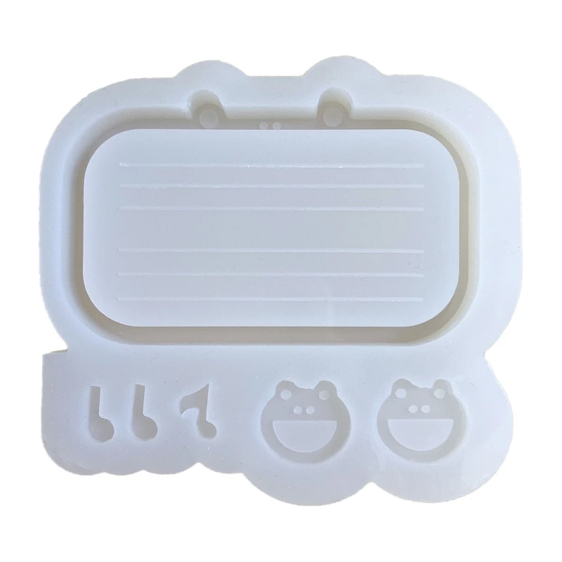 

DIY for Frog Ornament Silicone Epoxy Mold DIY Keychain Pendant Jewelry Crafting Mould for Valentine Love