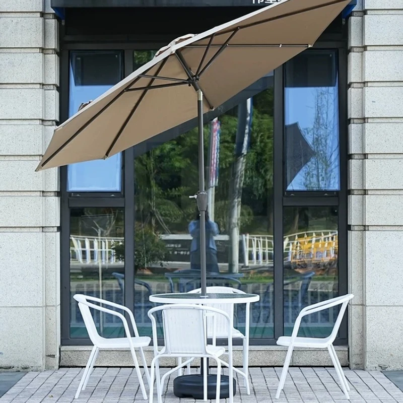Parasol d'extérieur durable et résistant aux conditions météorologiques standard, parasol de terrasse fiable, mobilier d'extérieur Marktschirm XY40OU