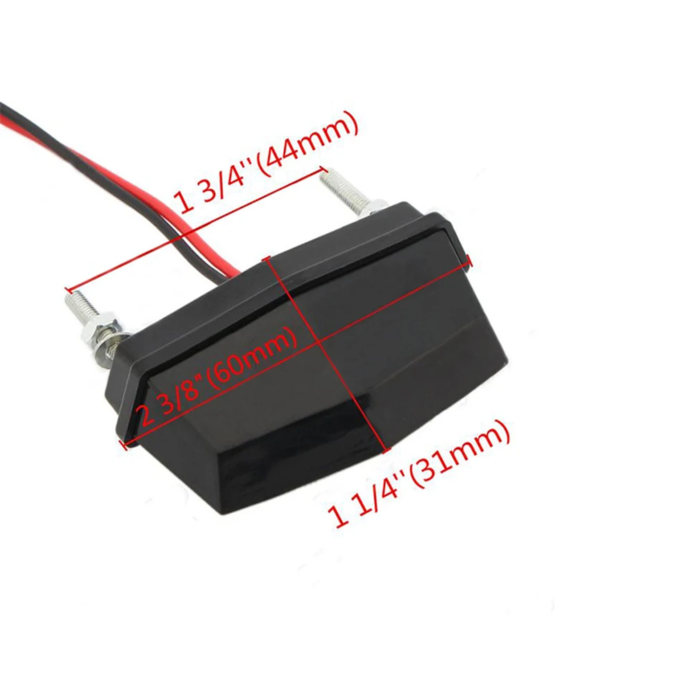 1pc Mini Motorcycle LED Tail Rear Light Motorbike License Plate Light Car Auto Rear Light For Honda/Kawasaki/Yamaha/Suzuki