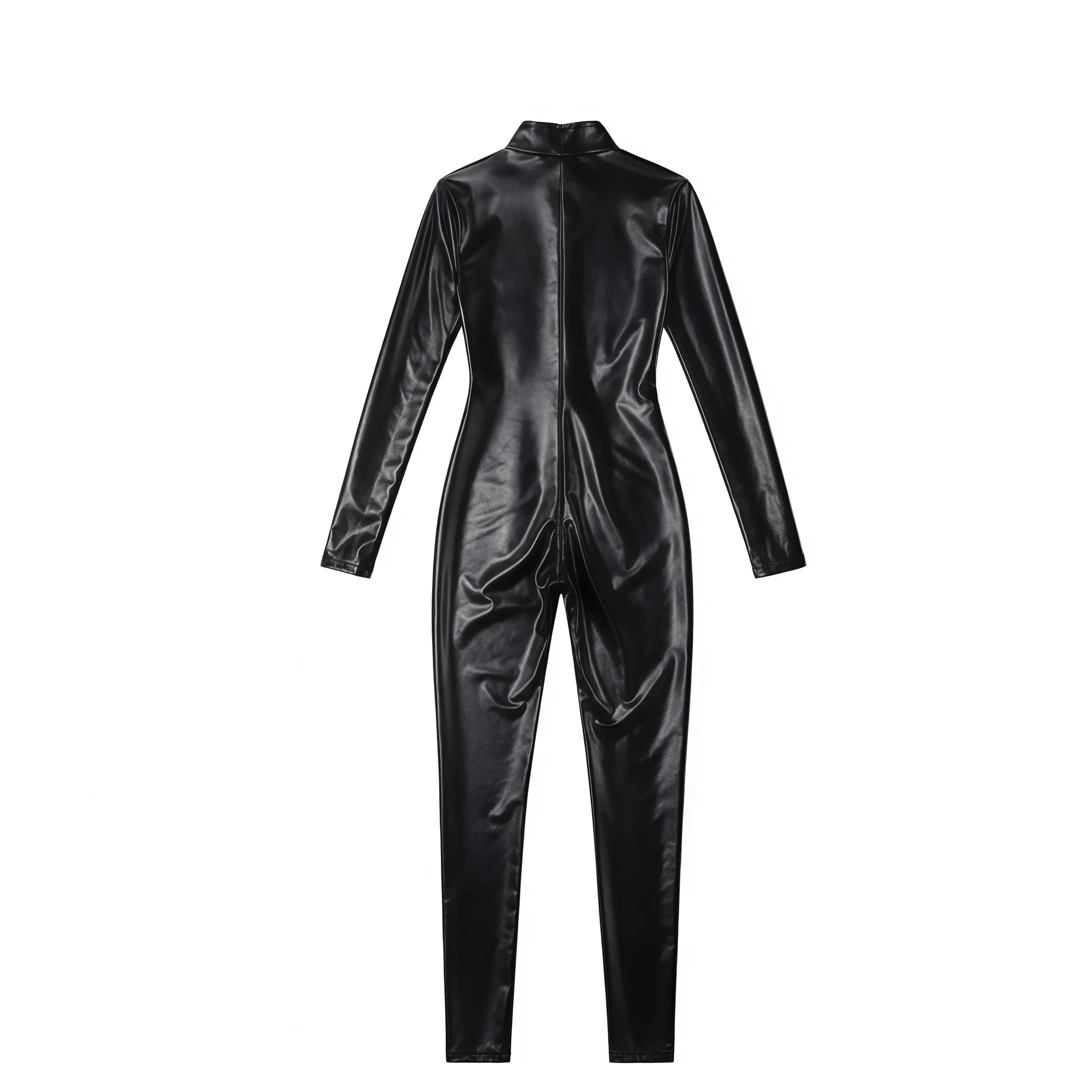Halloween Dark Cat Lady Tight Suit One-piece Costume Cat Ears Mask Simulation Role-playing Costume - view 5