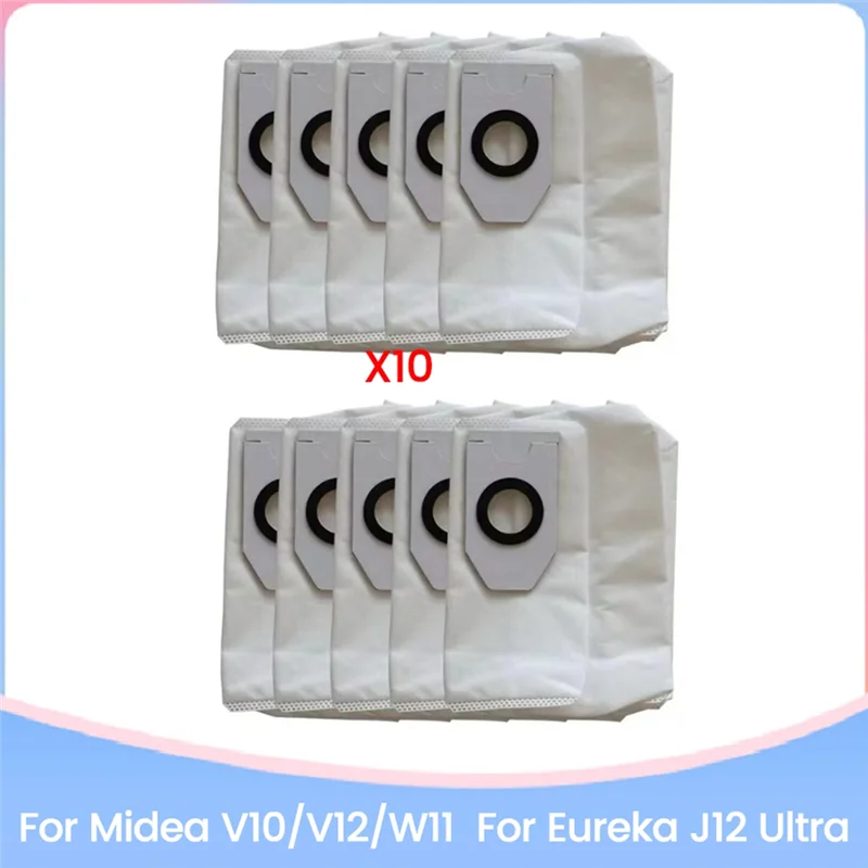 ABRG-10Pcs أكياس الغبار فورميديا V12 V10 W11 / يوريكا J12 أجزاء المكنسة الكهربائية الترا استبدال أكياس الغبار