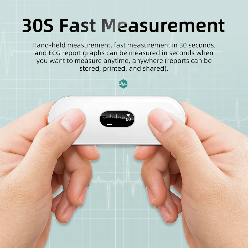 LEPU Cardiac Wireless 7 Day 24H Ecg Machine 24 Hour Heart Monitor Test Holter Ecg With Analysis