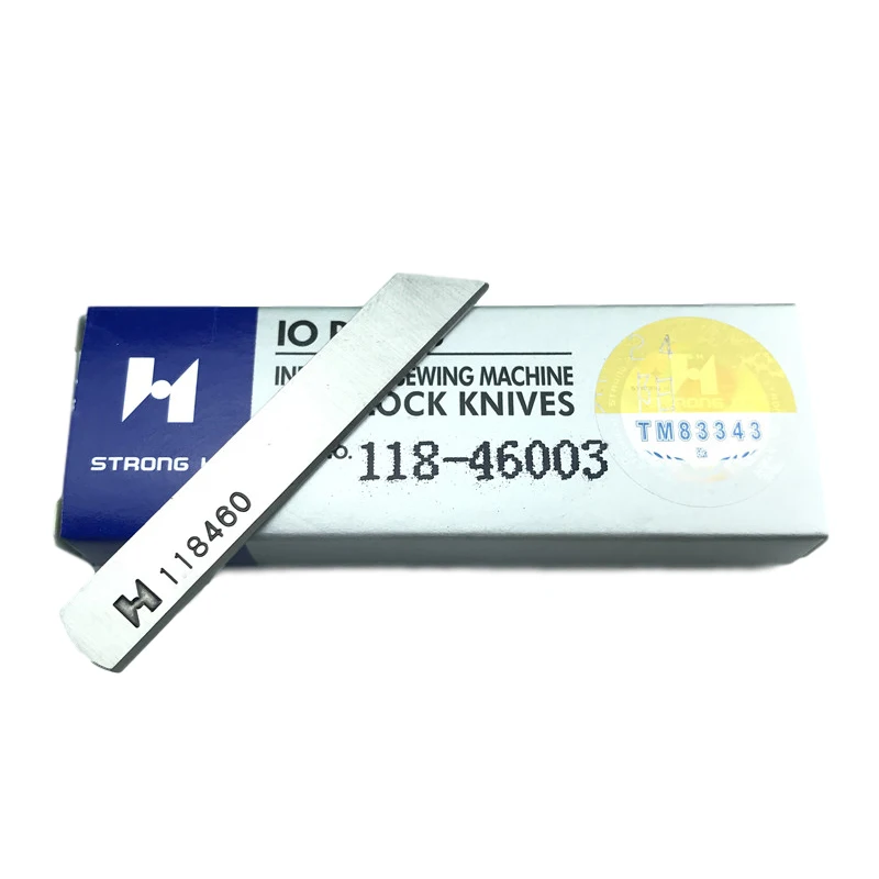 10 قطعة شفرة H قوية 118-45609 118-46003 118460 4-Line Overedger الأنابيب سيارة العلوي والسفلي شفرة #5
