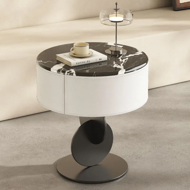 Home New Style Nightstand Vintage Minimalist Bedside Table Space Saving Designer Mesa Cabeceira Storage Bedroom Furniture