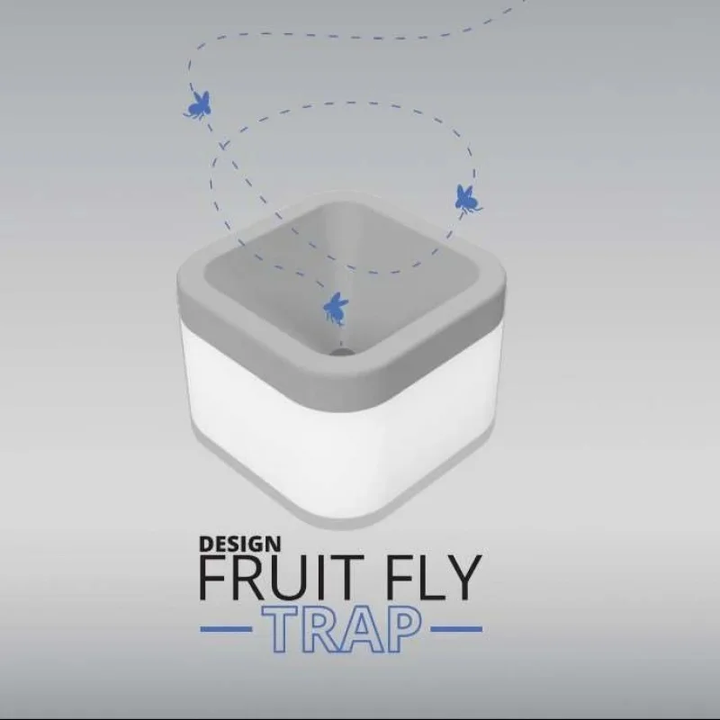 Fruit Fly Trap for Kitchen Indoor Gnat Insect Pest Control Home Restaurant Bar Fly Catcher Killer Tool