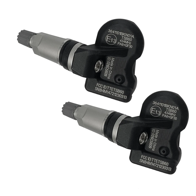2 pezzi 3641101 BKN01A Sensore TPMS 433Mhz Per Grande Muraglia Haval Dargo H6 POER 2020 2021 Auto Sensore di Pressione Dei Pneumatici Monitoraggio