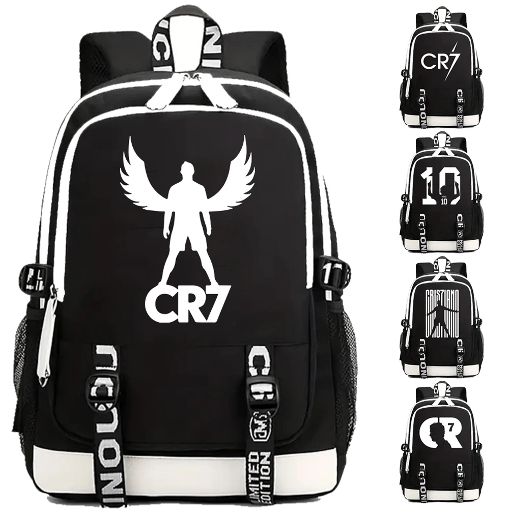 

Ronaldo CR7 Backpack Girls School Bag for Teenager Backpack Bag Unisex