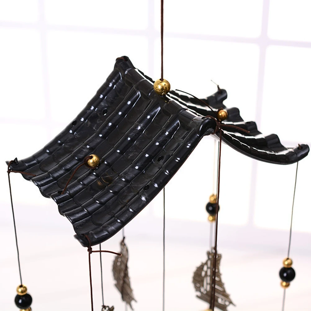 

Vintage Copper Wind Chime Solid Metal Hanging Door Window Garden Patio Decorative Bell Creative Home Windchimes