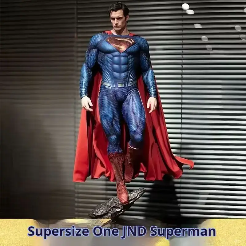 Figura de Super Man de 50cm, figura de acción de Superm Dawn Of Justice, Pvc, 2 cabezas, 2 manos, adorno de estatua, juguetes para niños, regalo