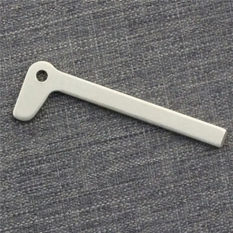 10PCS Emergency Uncut Insert Blank Key Blade HU100R G Plate For BMW X7 Smart Card Spare Key