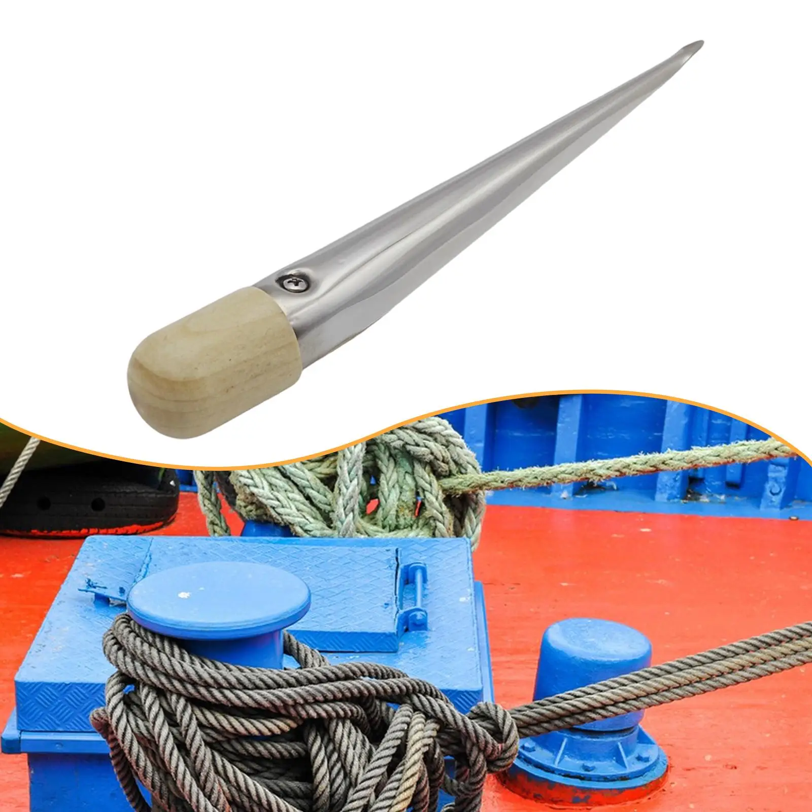

Marine Rope Threader Professional Accessories,Splicing Tool,Boat Supplies,Marine Rope Tool for Inflatable Boat Rowboats Kayaks