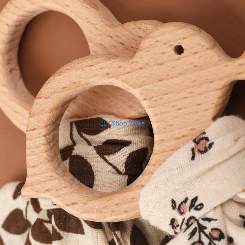 T8UD لطيف Handbell لعبة تسنين للأطفال القطن نحل العسل حشرجة الموت الرضع NurseryRoom الديكورات #4