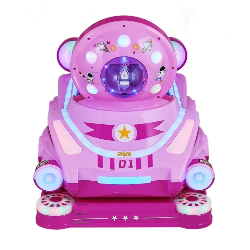

【Best-selling】Children's Rocking Car New Coin-operated Electric Supermarket Commercial Bubble Blowing Baby Rocking Machine