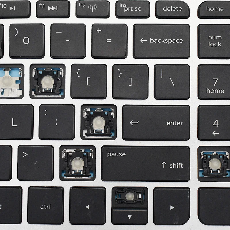 Teclado de substituição Keycap, Chave Cap Dobradiça para HP ENVY, 15-J, 17-J, 15T-J, 15Z-J, 17T-J, 15-J000, 720244-001