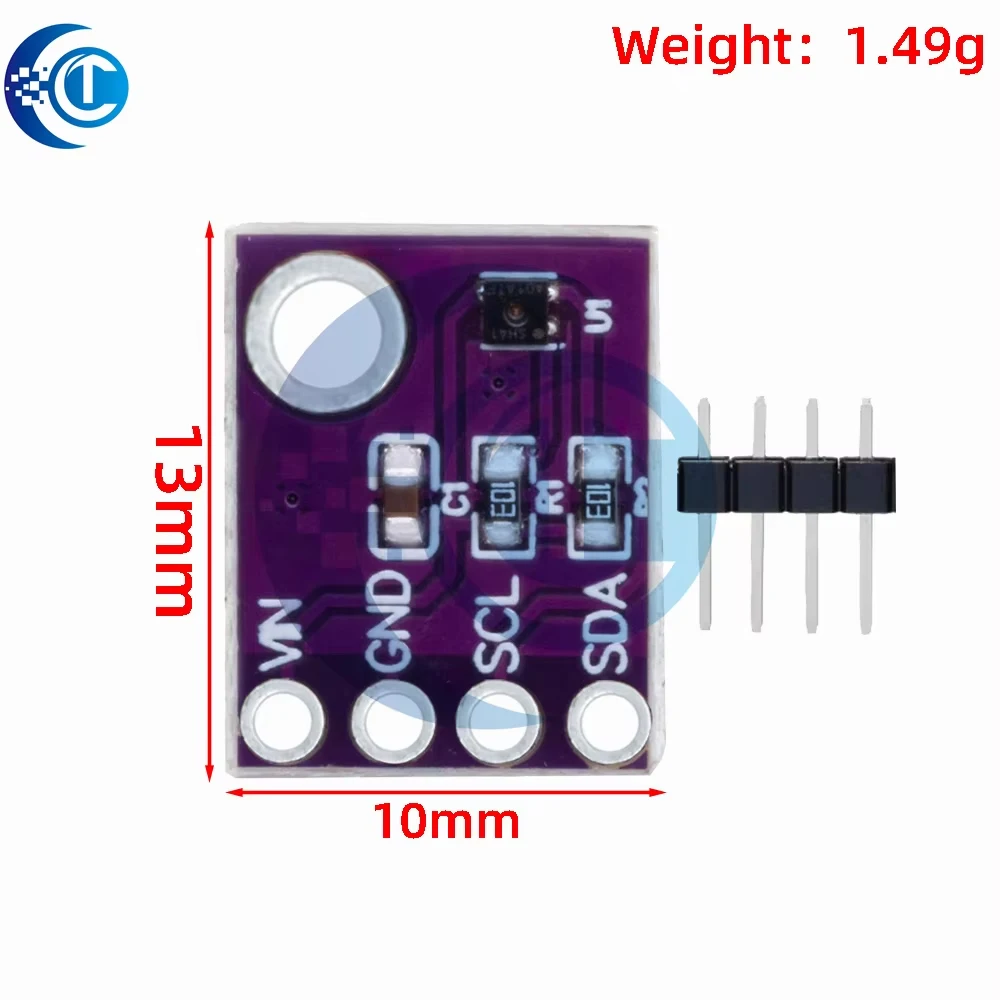 Módulos de sensores SHT31/SHT41/SHT45: detectores digitales de temperatura y humedad I2C para monitoreo ambiental