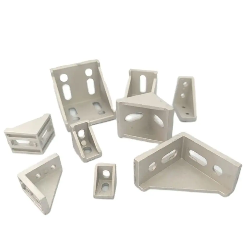 2020 2028 3030 3060 4040 4080  20/30/40/45/60 Aluminum Profile Connector CNC Router Aluminum Corner Bracket 2040 3060 6060