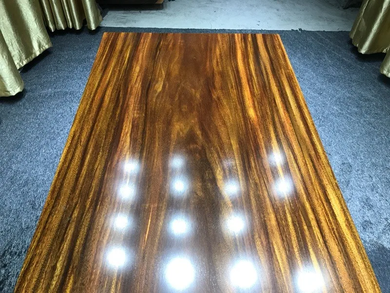 big board solid wood long dining table walnut full board for meeting table