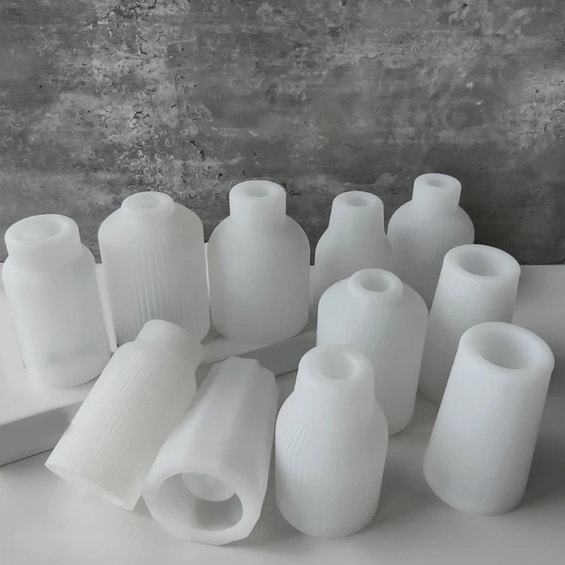 Multipurpose Vase Molds Portable Accessory for Epoxy Resin Creative Art Castes Tools for Florals Arrangements N2UE