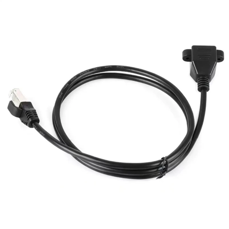 

Fast speed 1M CAT5e Ethernet Cable Shielded Networking Cord for Home Office Setups