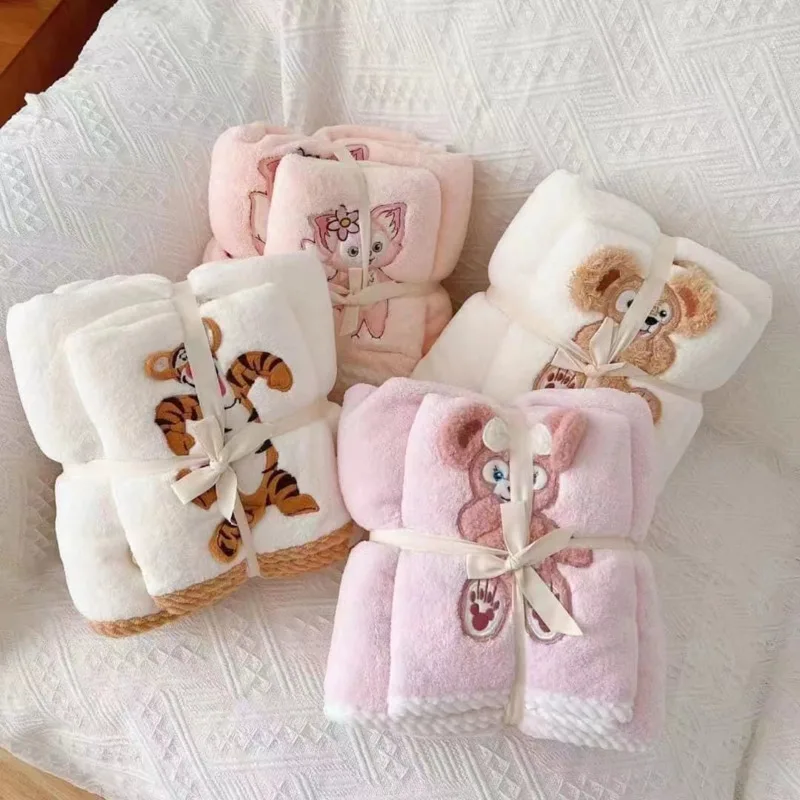 Disney Lina Bell Tigger Set di asciugamani asciugamano da bagno assorbente veloce asciugamano da bagno in cotone carino bambini adulti gettare