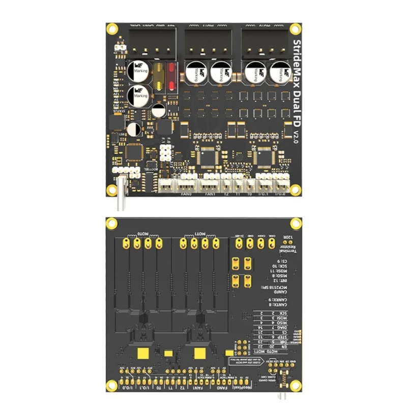 

StrideMax Double TMC5160 Control Board Support Klipper for 3D Printers