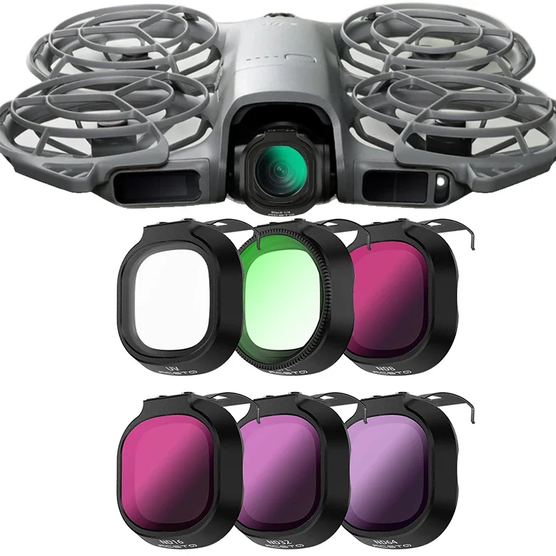 Para dji neo 2 drone conjunto de filtro nd8 16 32 nd64 cpl polarizador uv mcu uv kit de filtro anti-reflexo resistente a riscos acessórios da câmera