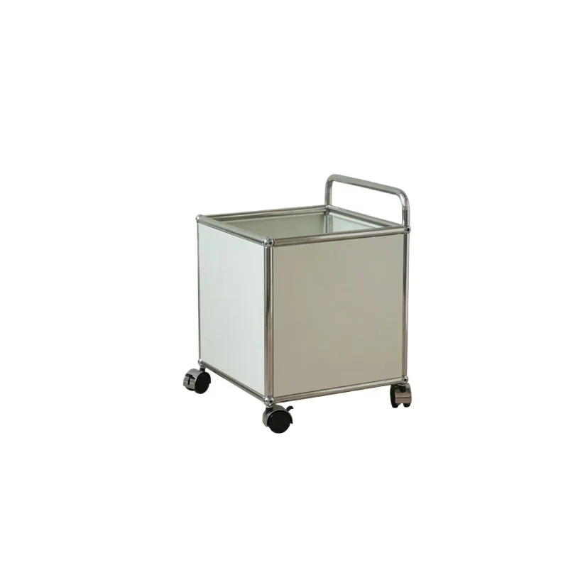 Cart Storage Basket ins Storage Frame Storage Rack Movable Wheeled Small Side Cabinet