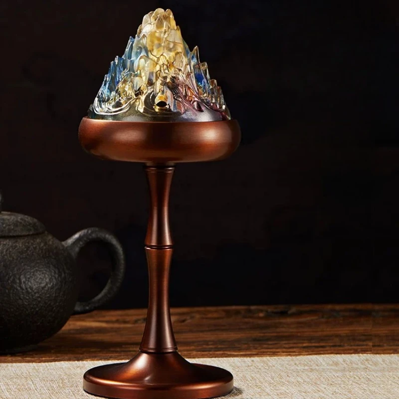 Buddhism Elegant Incense Burner House Decor Fragrance Modern Luxury Incense Burner Vintage Quemador Wax Melts Home Decoration