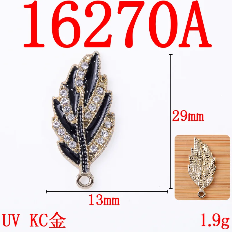 Alloy jewelry accessories dripping tulip ginkgo maple leaf DIY antique hair accessories fringed pendant pendant spot