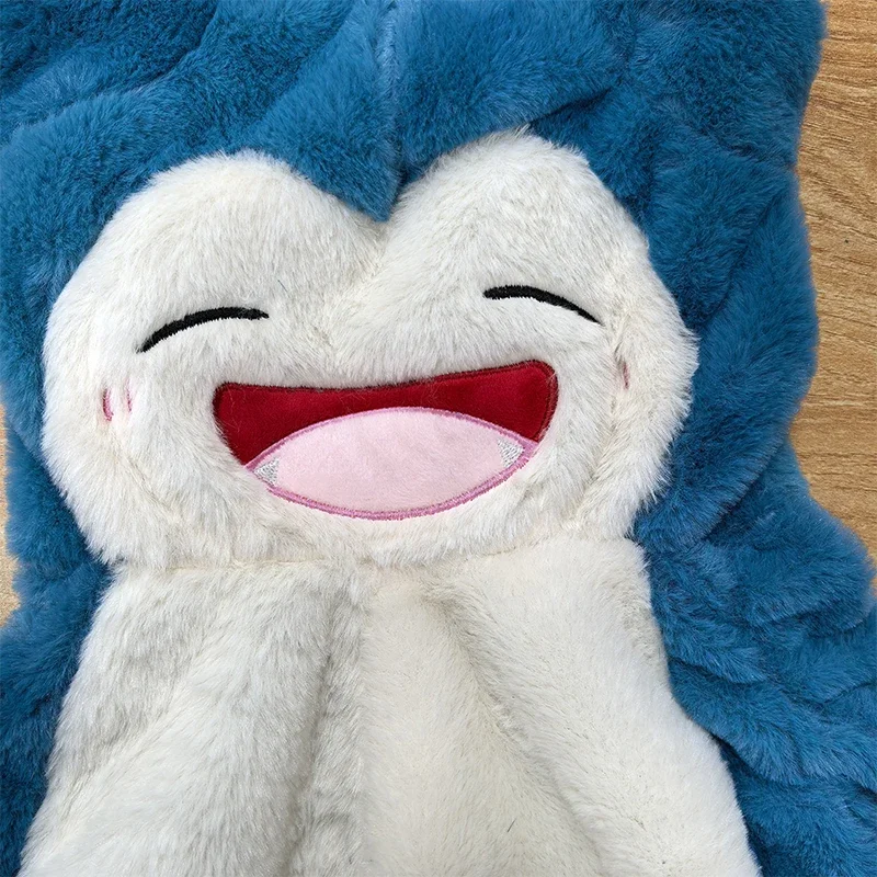Jouets en peluche Snorlax Pokemon 35/100cm, grande coque de poupée Anime, énorme oreiller Pokémon, étui en cuir Semi-fini, cadeau pour enfants