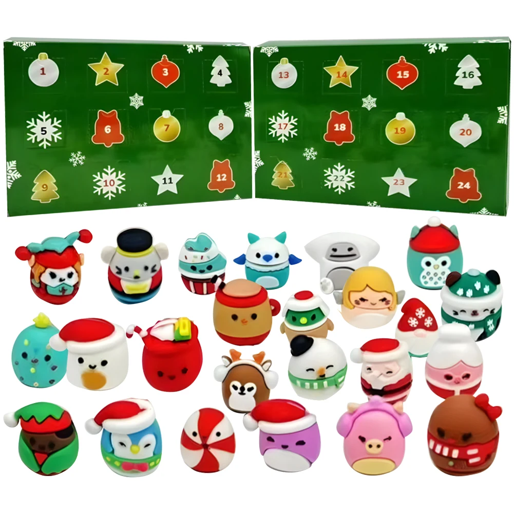 

Advent Calendar 2024 Mini Figures Toys Xmas Countdown Calendar Stocking Stuffers Party Favor Gift for Boys Girls